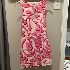 Pink and White Romper. NWT. Size 4. Porridge brand (from Anthropologie)